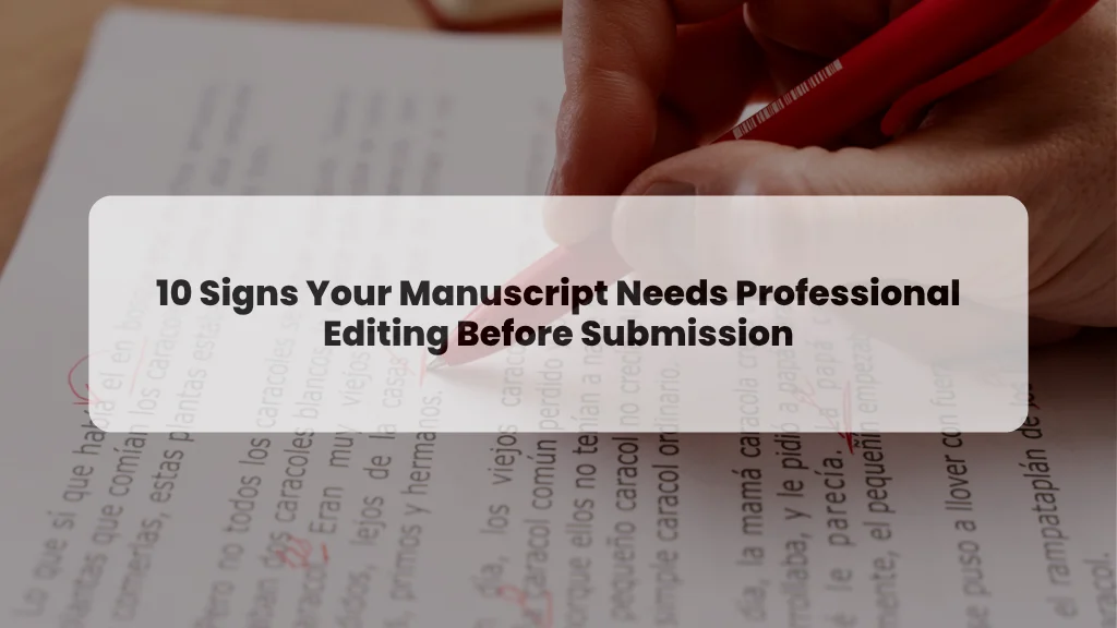professional manuscript editing